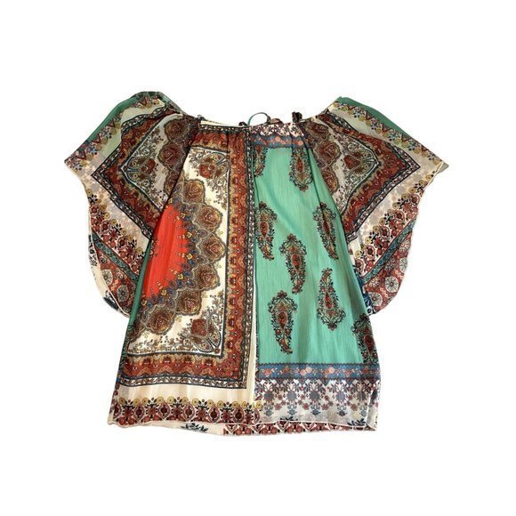 TEEZME WOMANS COLORFUL‎ TOP SIZE XS - Picture 4 of 4